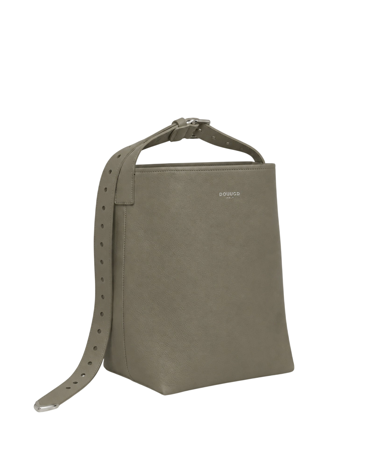 Tilla Bucket Bag in Military Mousse Leather