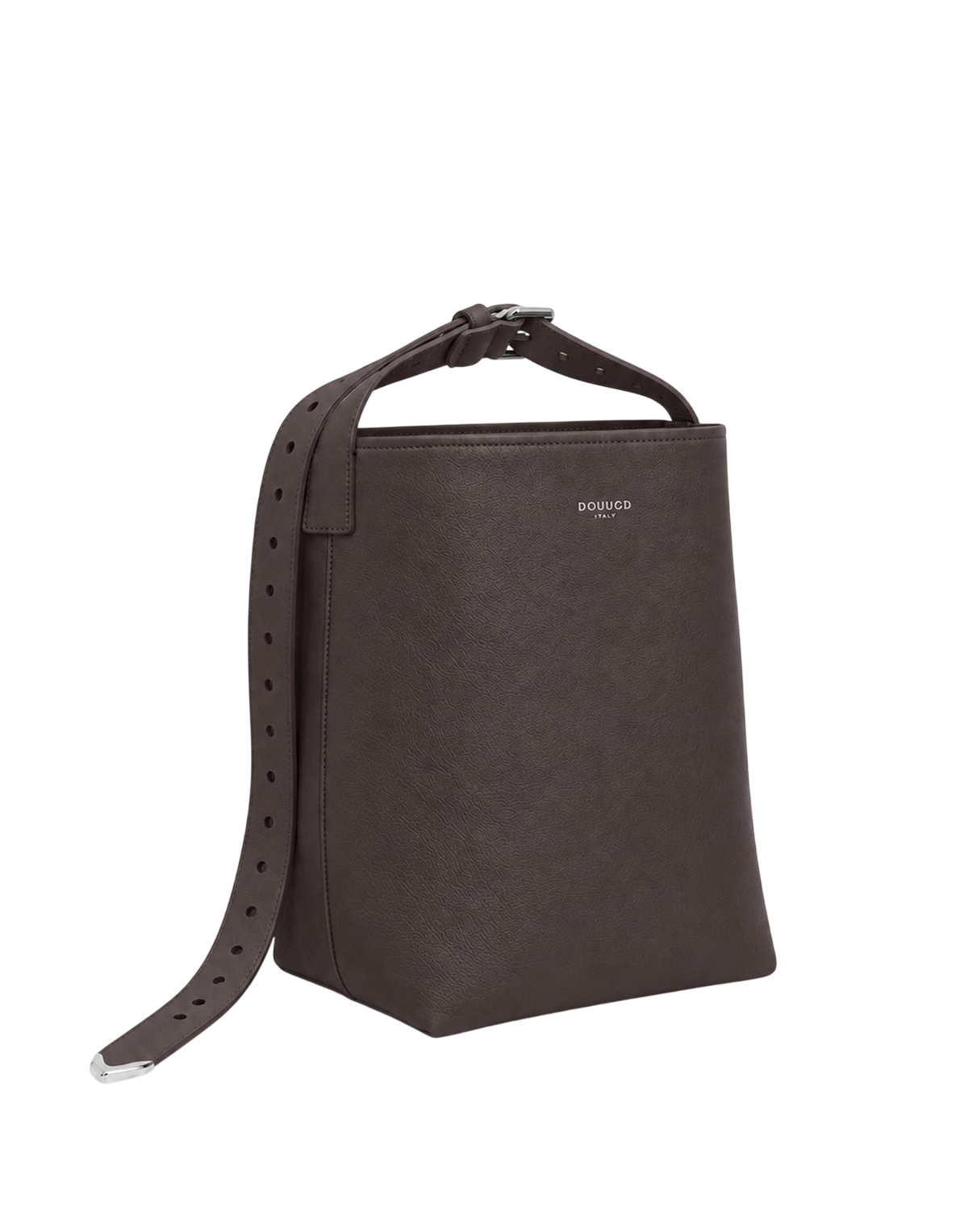 Tilla Bucket Bag in Ebony Mousse Leather