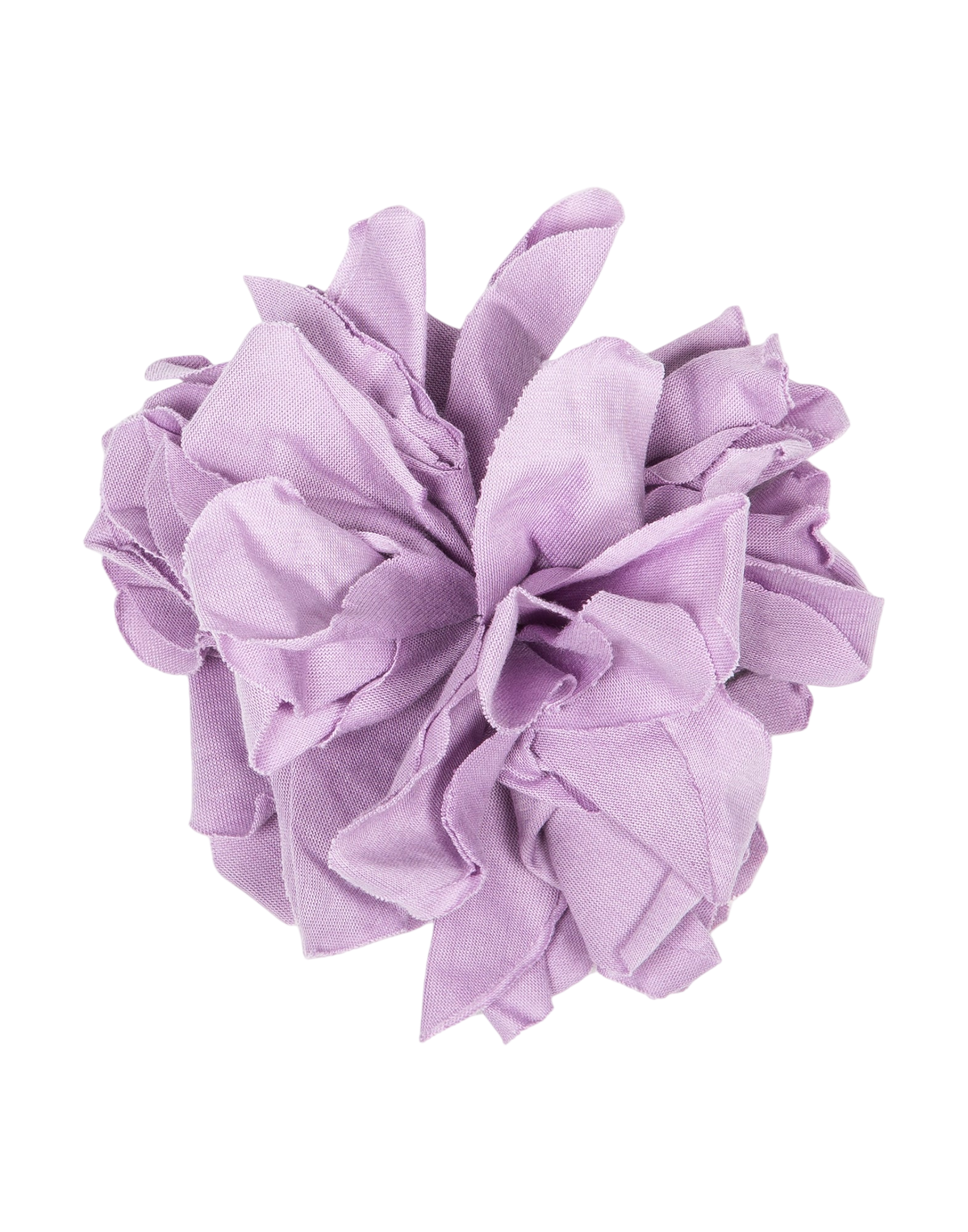 Broche fleur en jersey uni