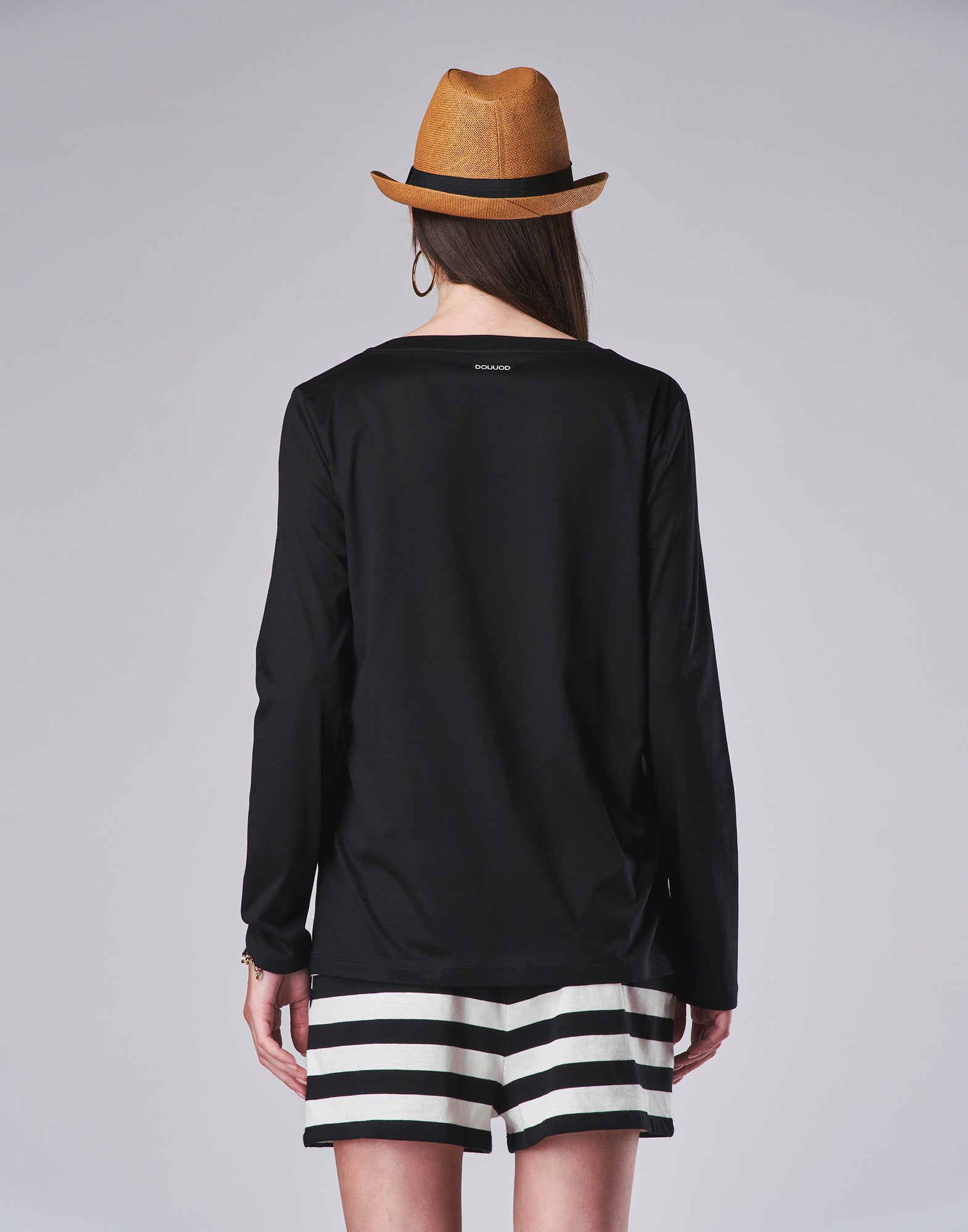 T-shirt Manica Lunga Tinta Unita