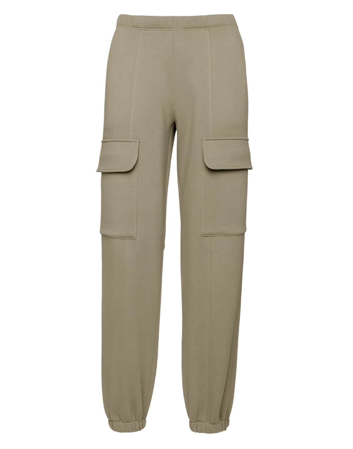 Soft Moss Fleece Cargo Pants