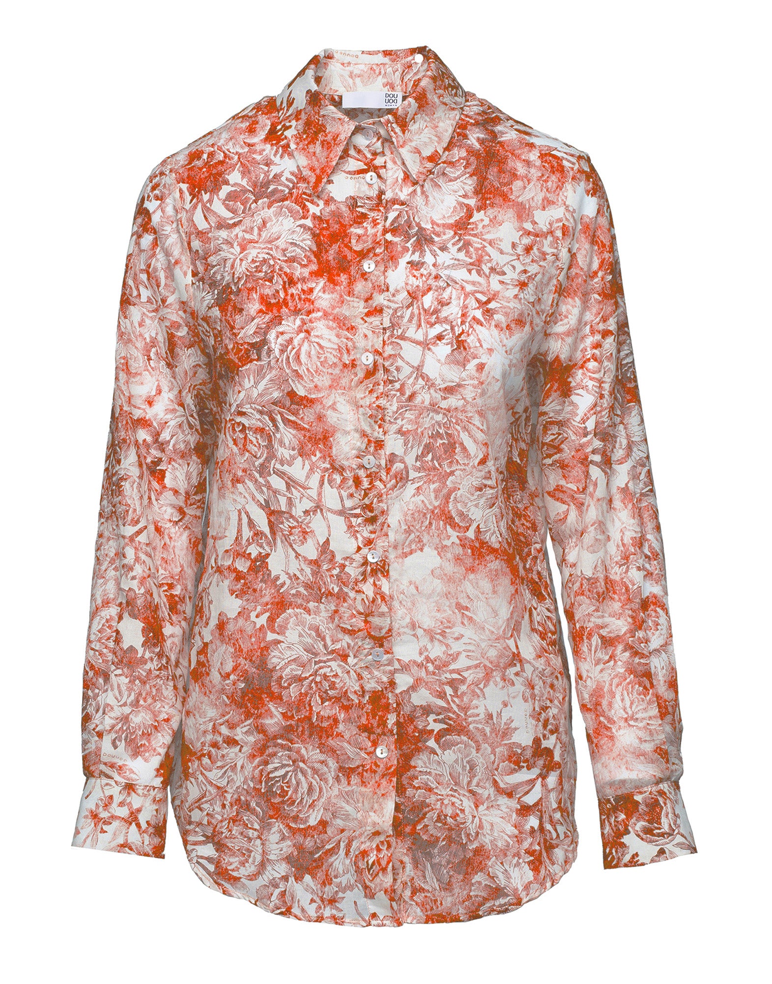 Camicia a Uomo in Mussola Floreale Cotto
