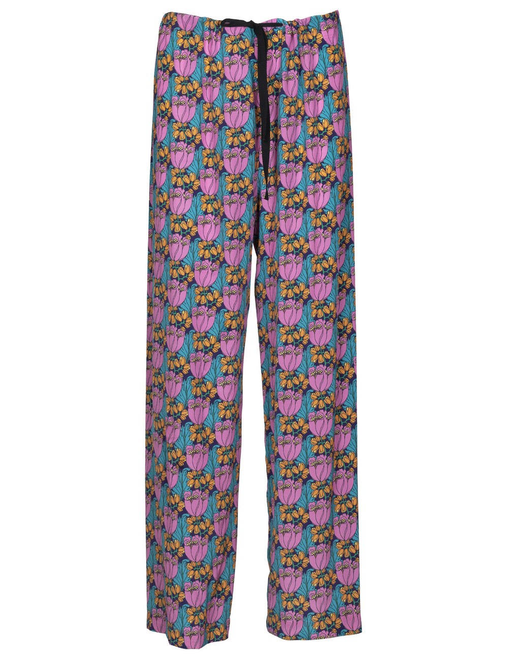 Pantaloni in Seta Liberty a Palazzo