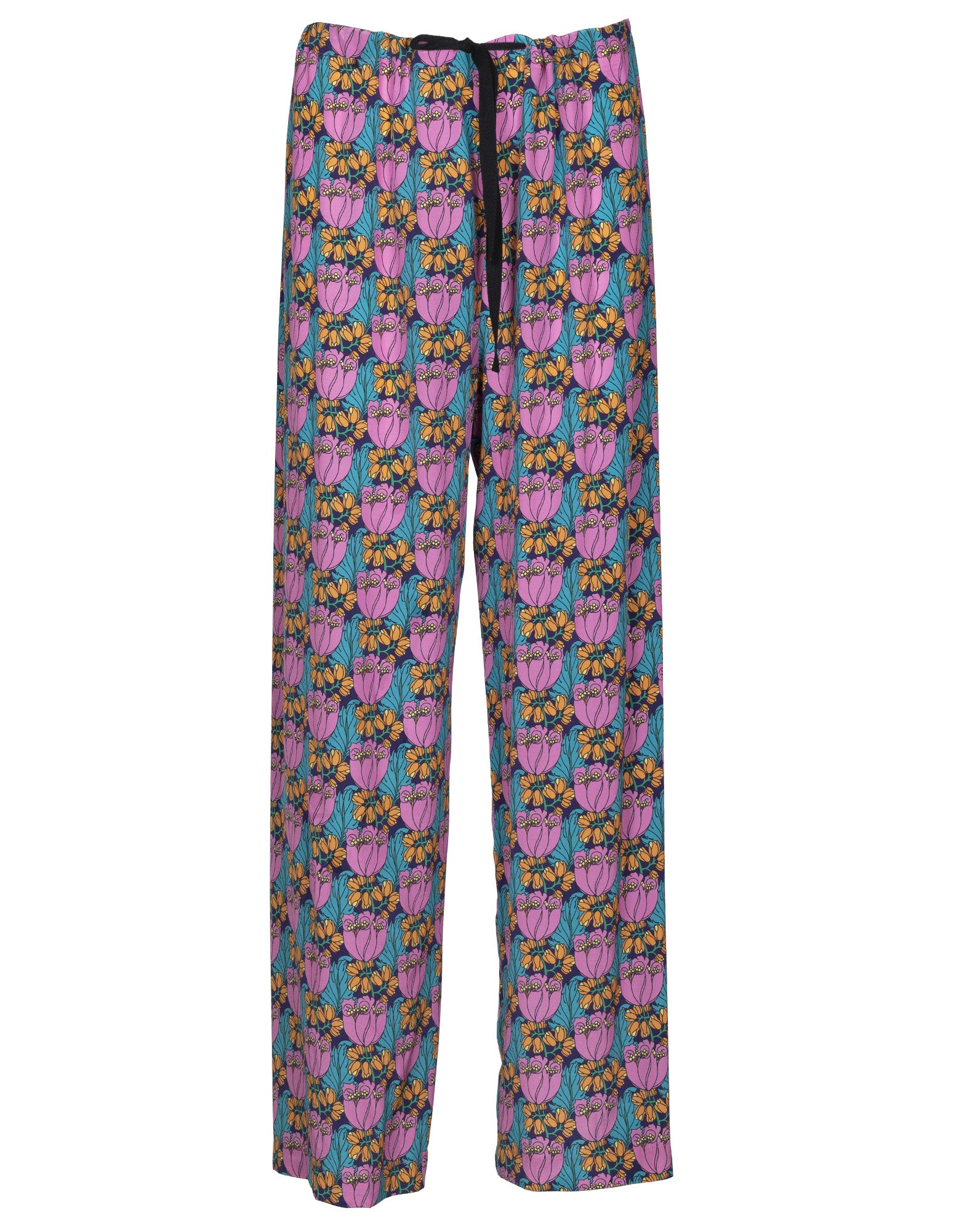 Pantaloni in Seta Liberty a Palazzo