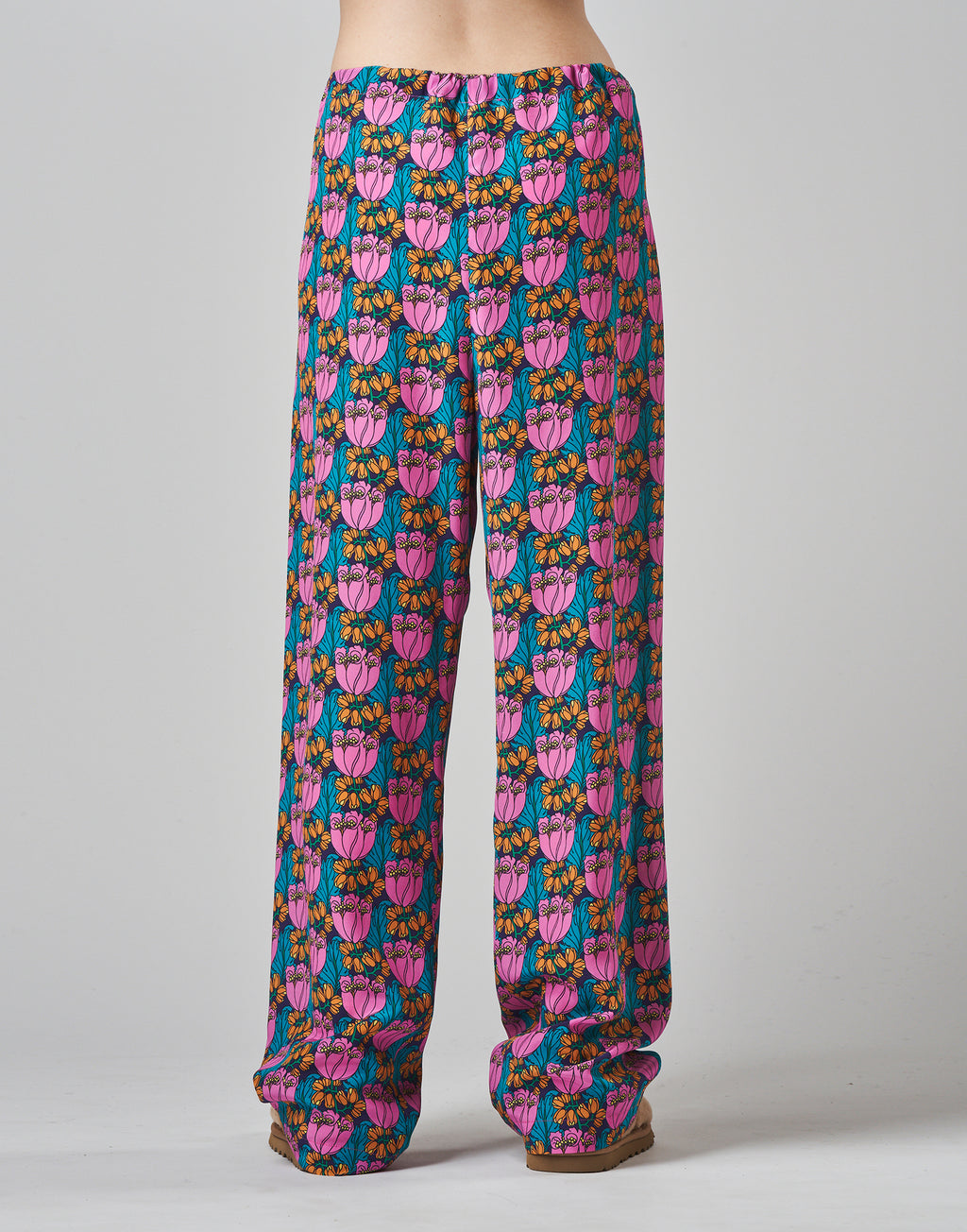 Pantaloni in Seta Liberty a Palazzo