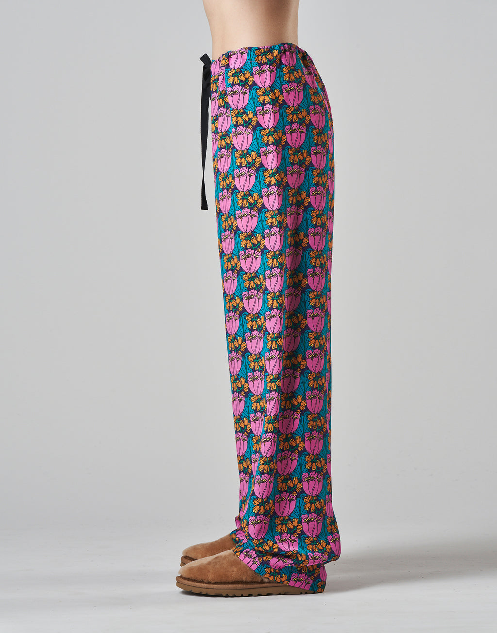 Pantaloni in Seta Liberty a Palazzo