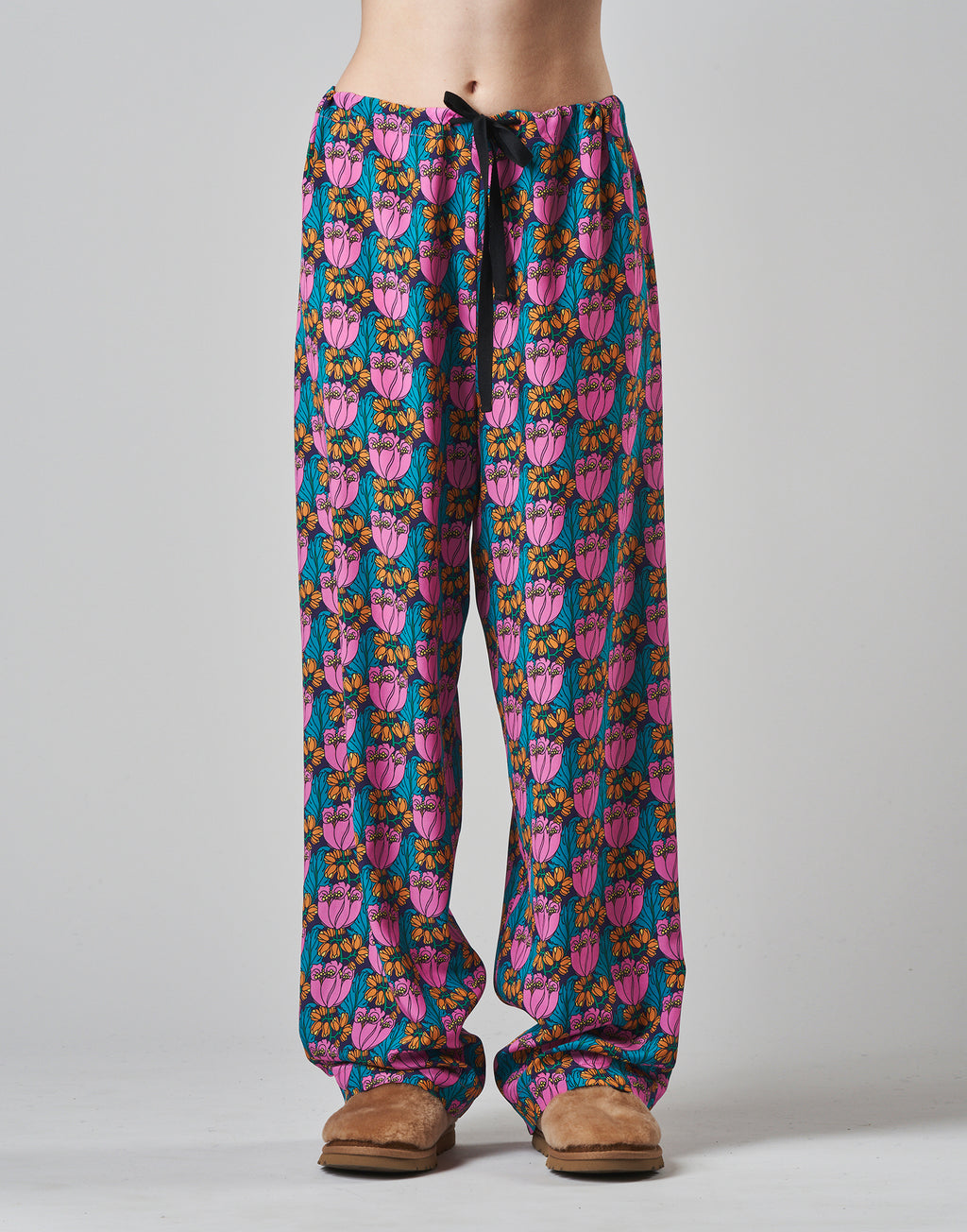 Pantaloni in Seta Liberty a Palazzo
