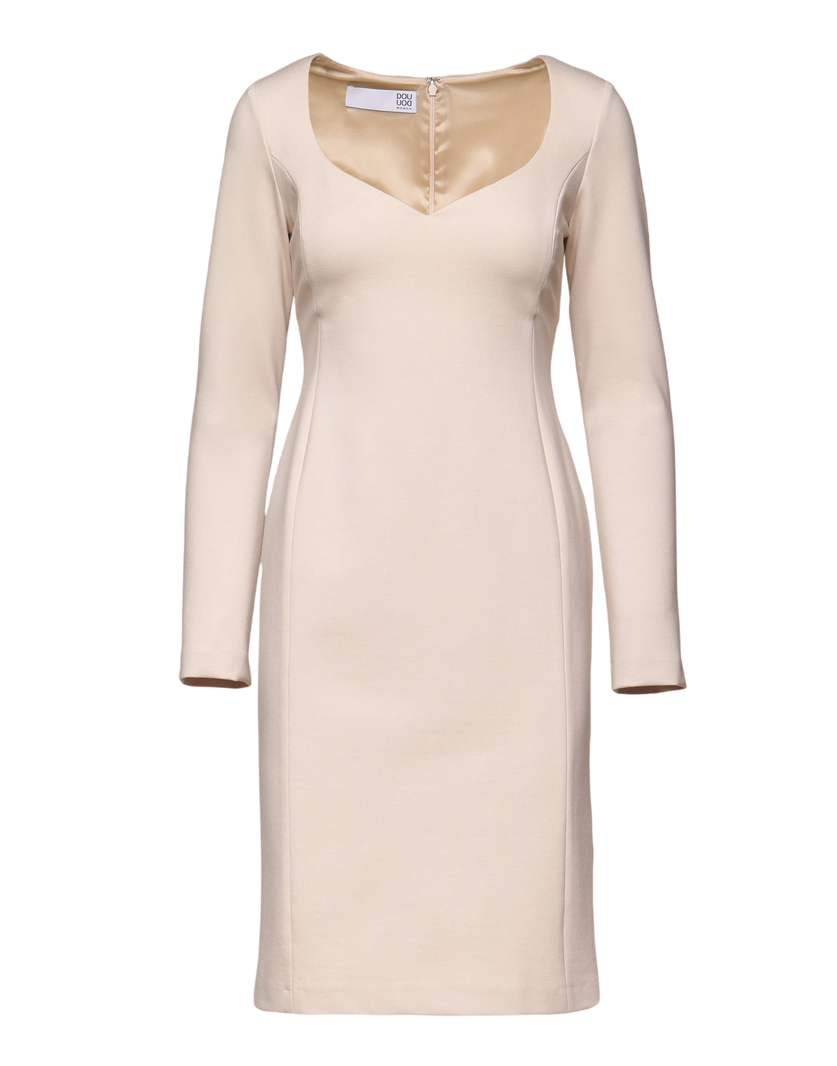 Milano Stucco Stitch Sheath Dress