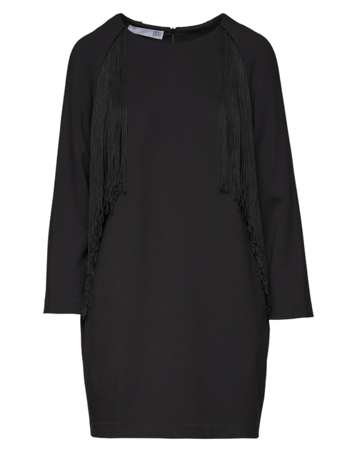 Robe en Punto Milano noir