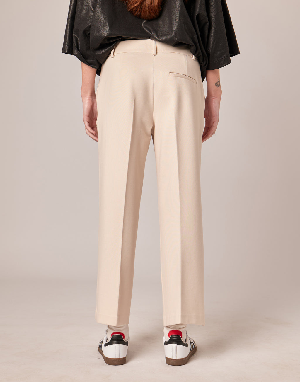 Pantalone Lungo Flair in Punto Milano Stucco