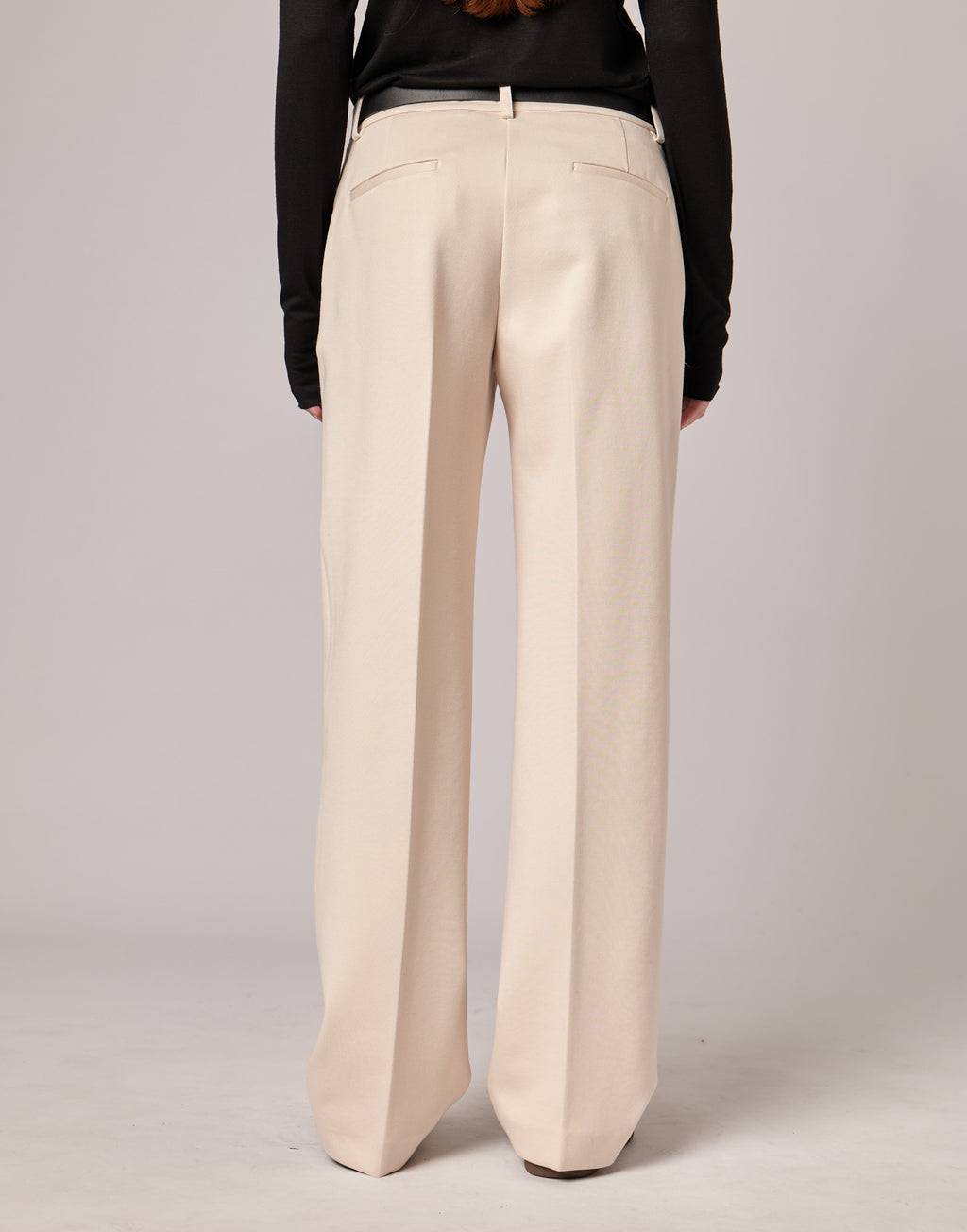 Pantaloni a Uomo in Punto Milano Stucco