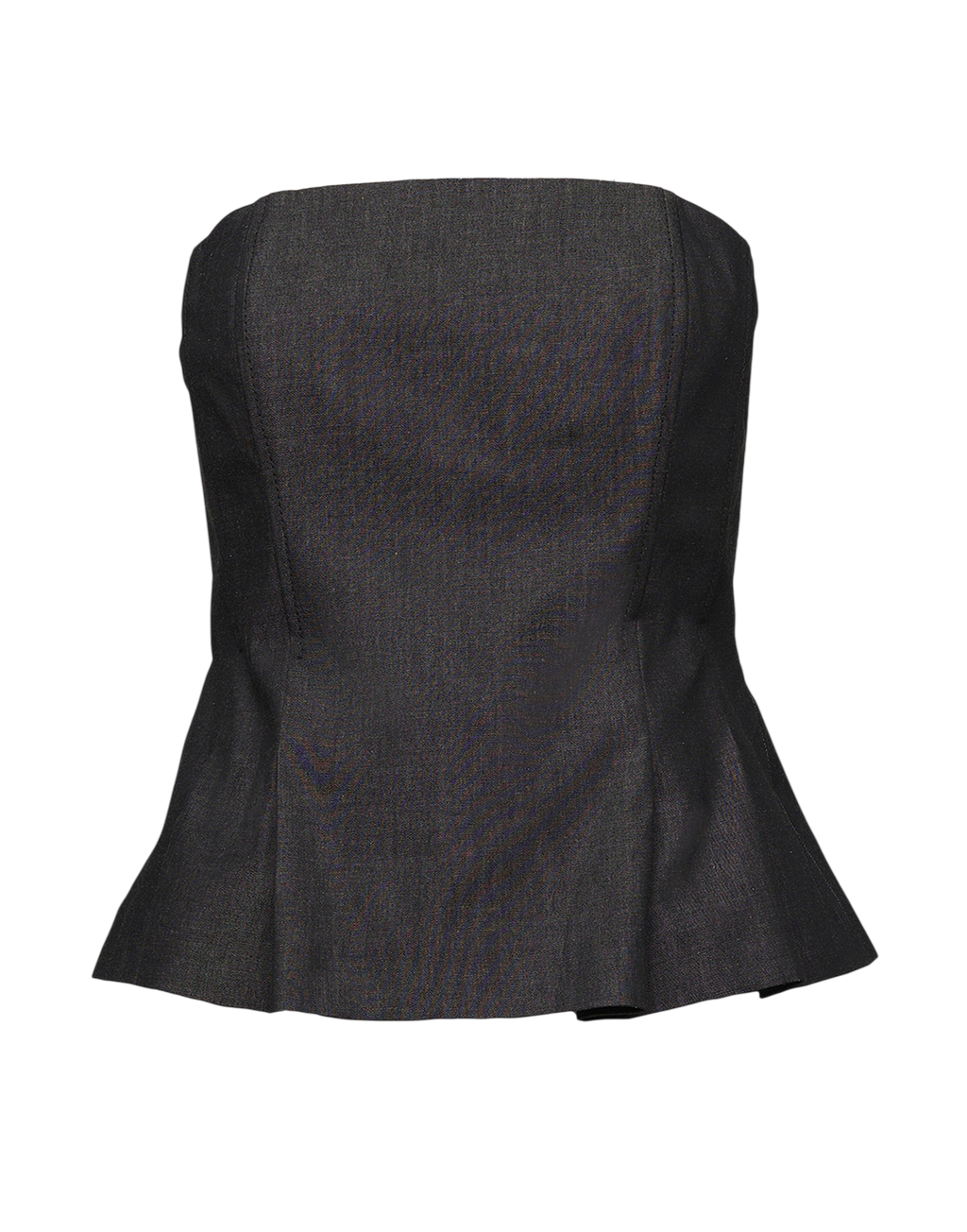 Decollete Top in Taylored Black Denim