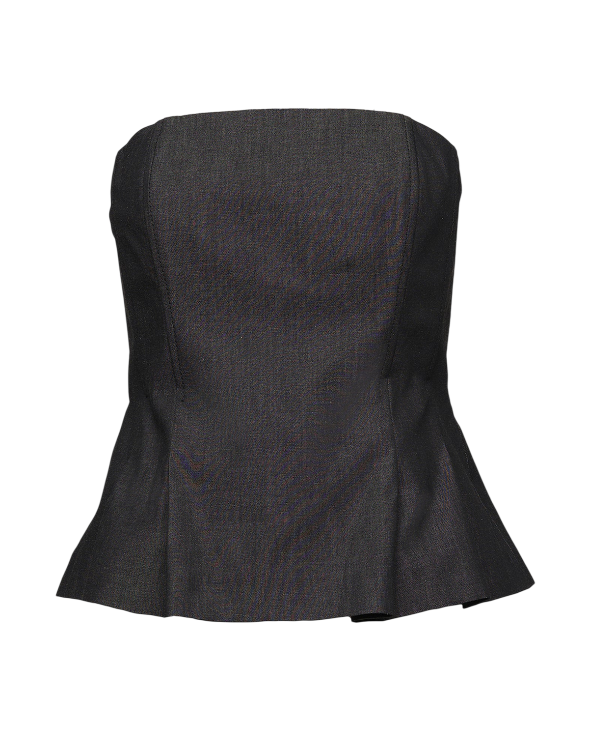Decollete Top in Taylored Black Denim