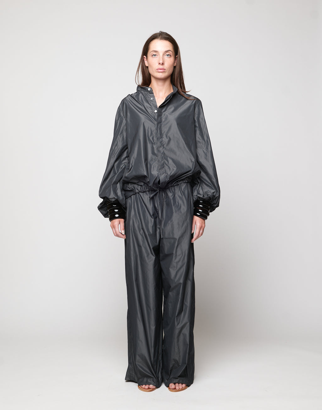 Camicia Coreana in Taffetà Ghisa