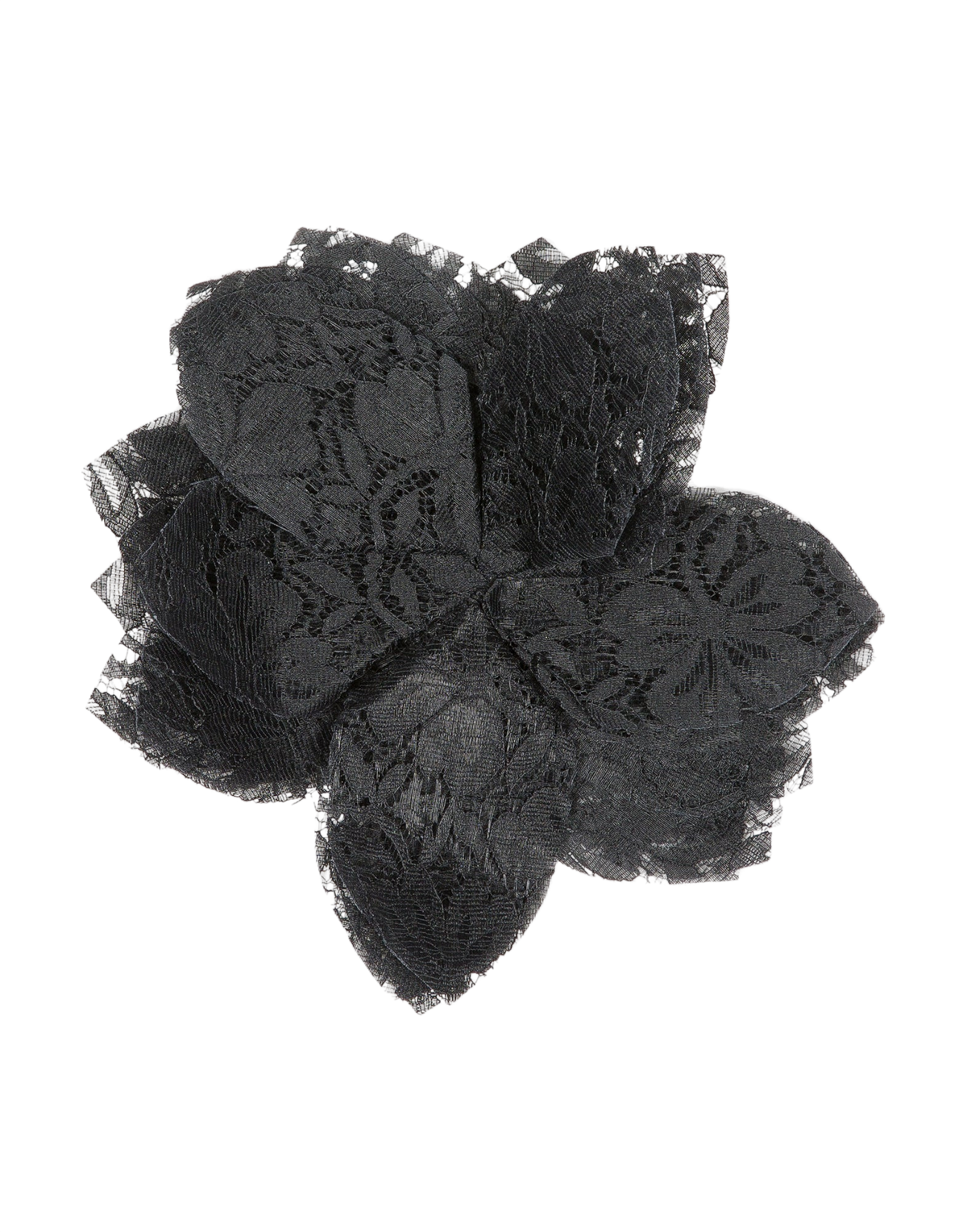 Broche fleur en dentelle