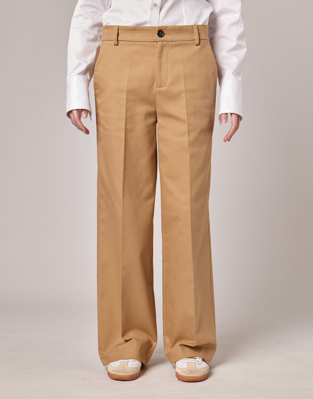 Pantaloni a Uomo in Cotton Drill Camel