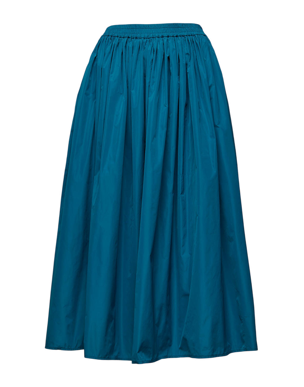 Jupe froncée avec élastique en taffetas microfibre Topaze