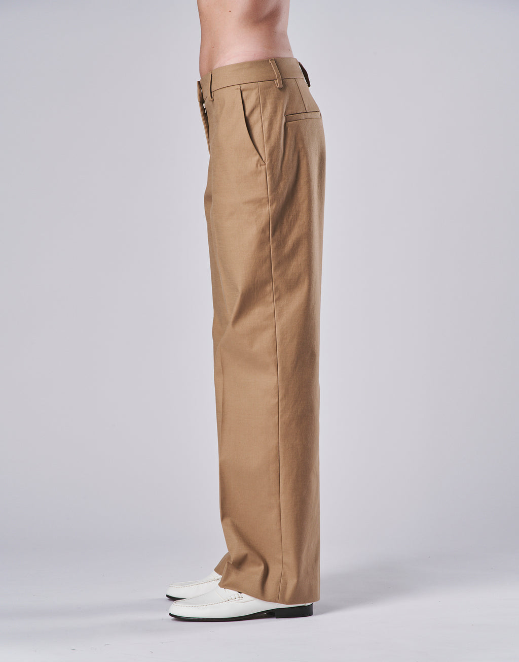 Pantalone a Uomo in Gabardina