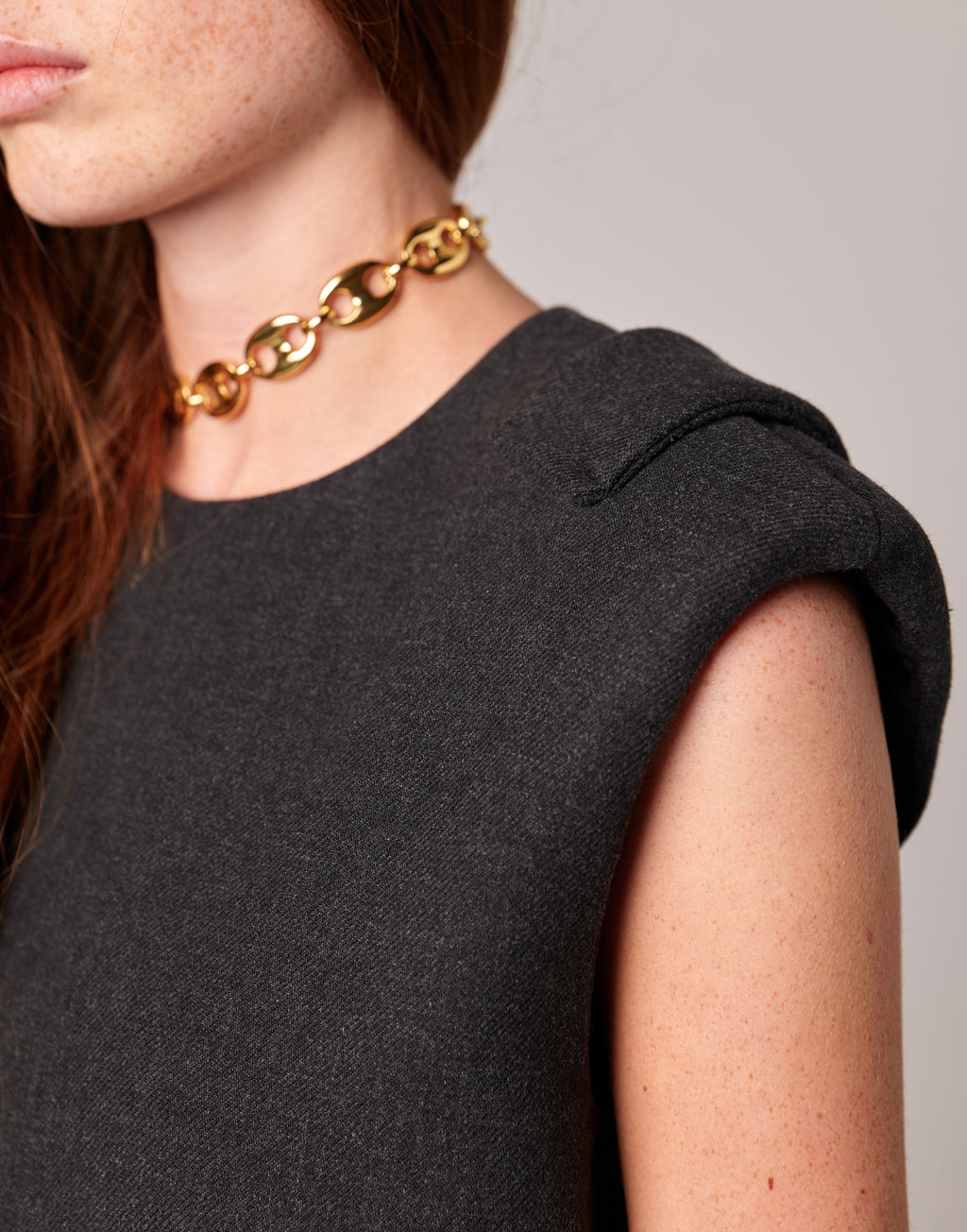 Mini Abito in Vintage Coat Double Antracite