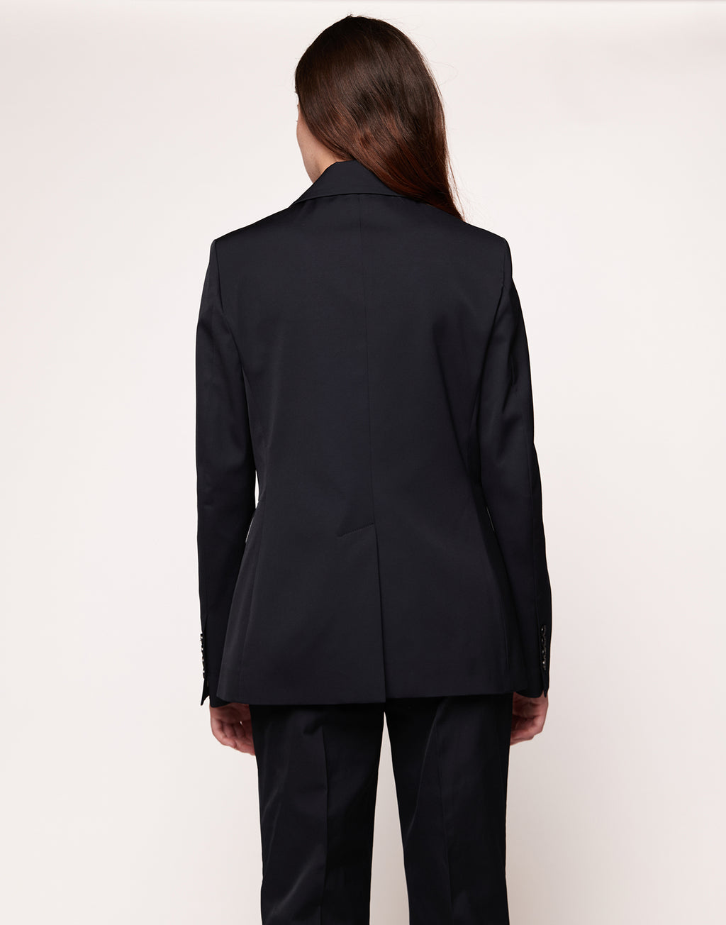 Giacca Monopetto in Tecnno Gabardine Navy Blue