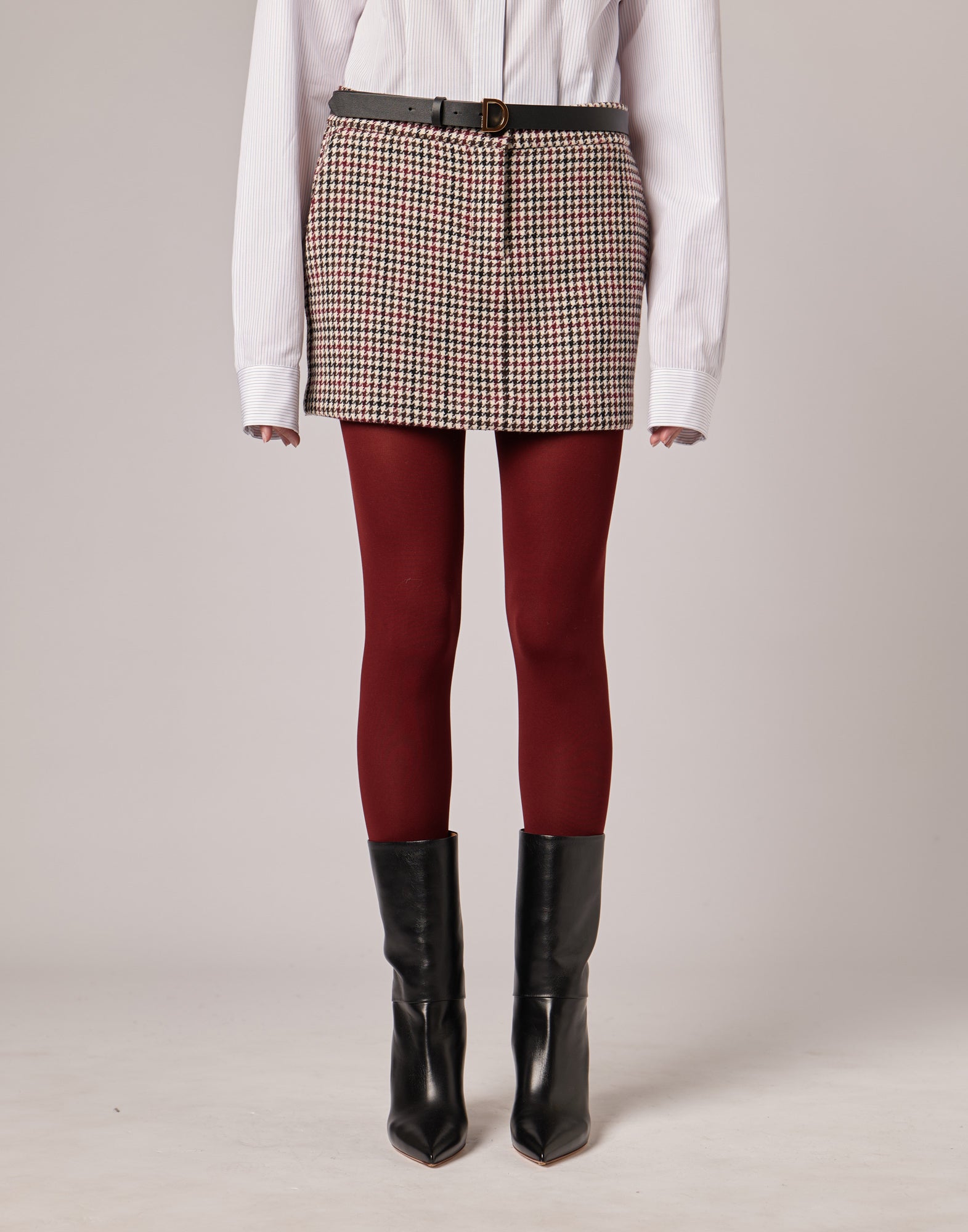 Minigonna in Pied de Poule