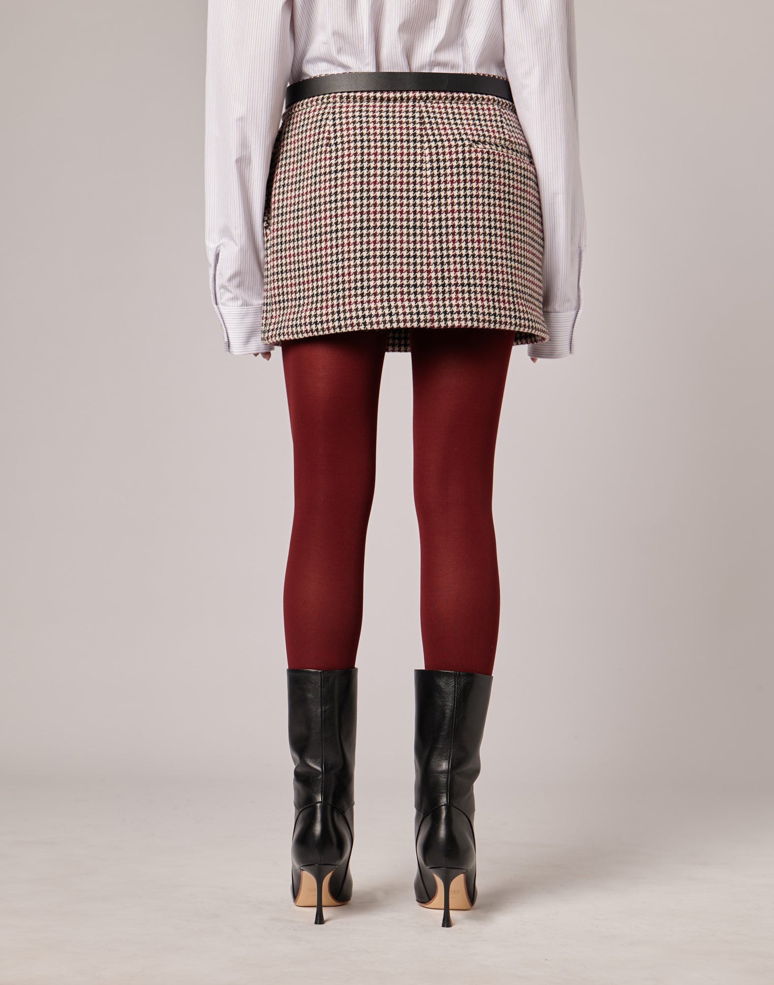 Minigonna in Pied de Poule