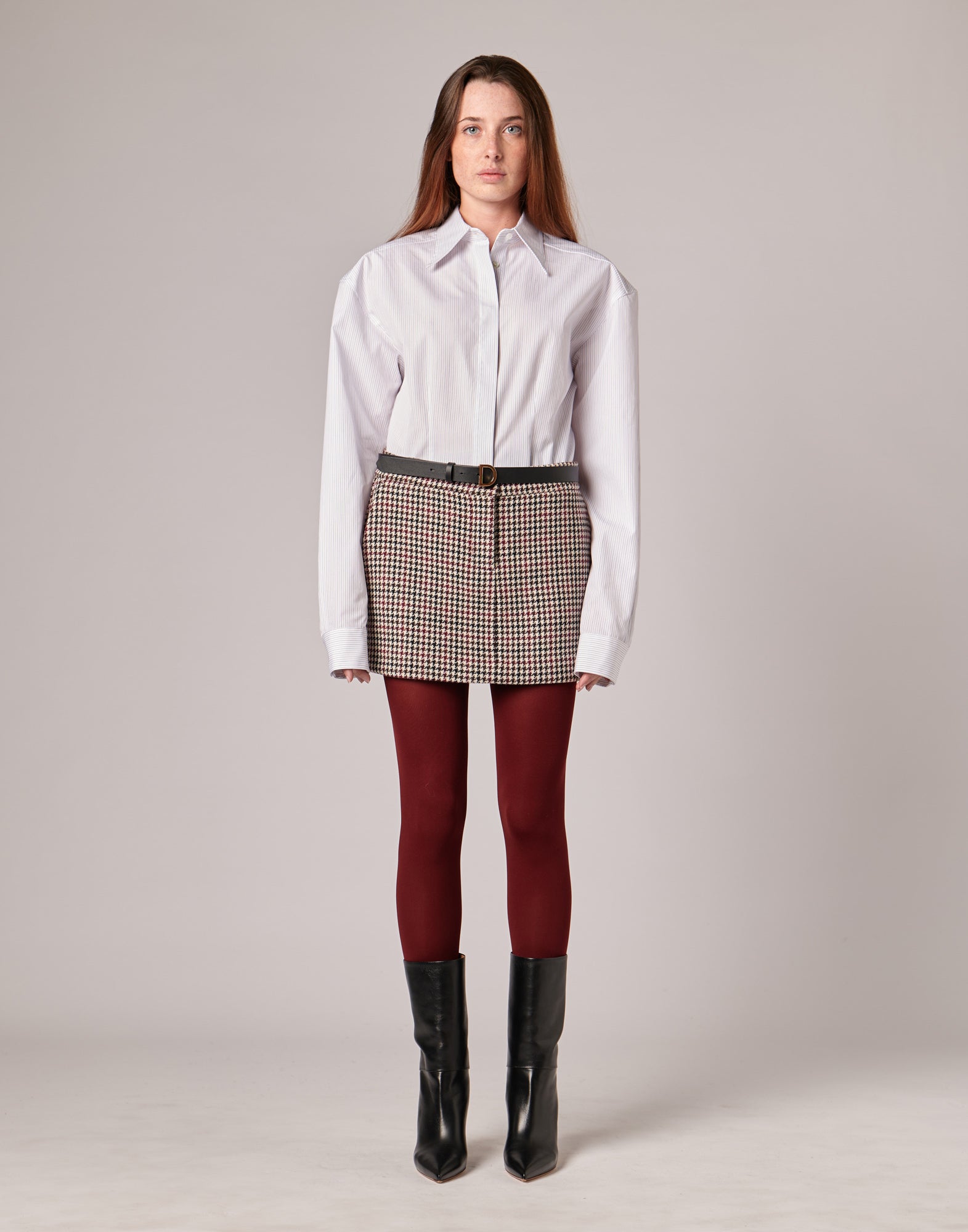 Minigonna in Pied de Poule