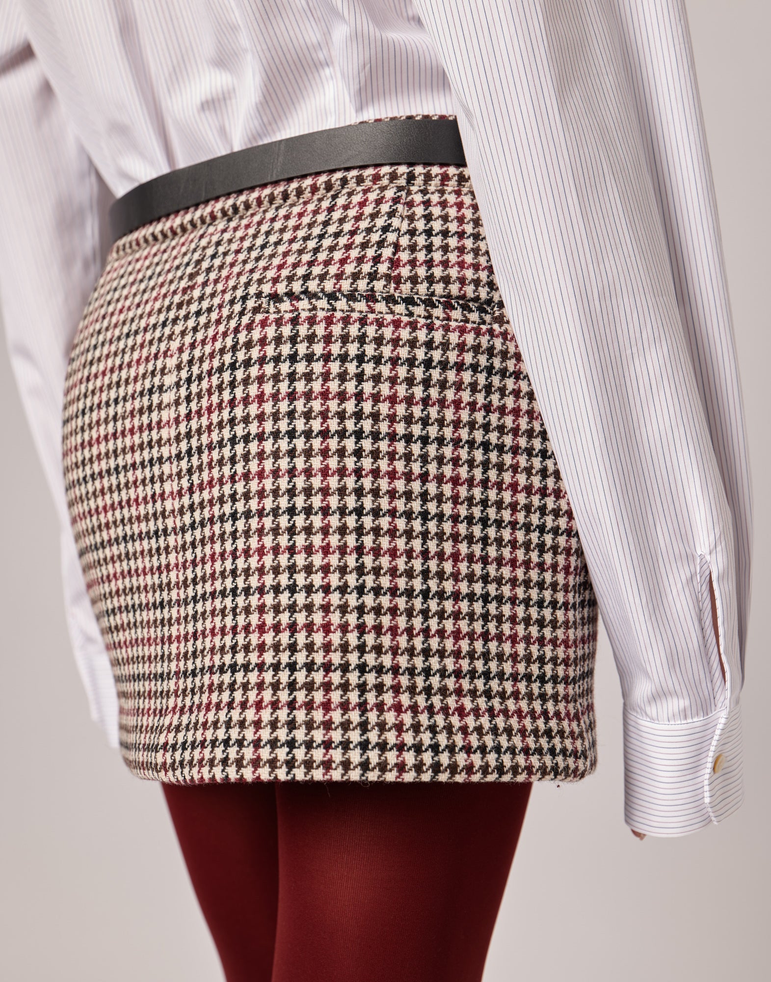 Minigonna in Pied de Poule