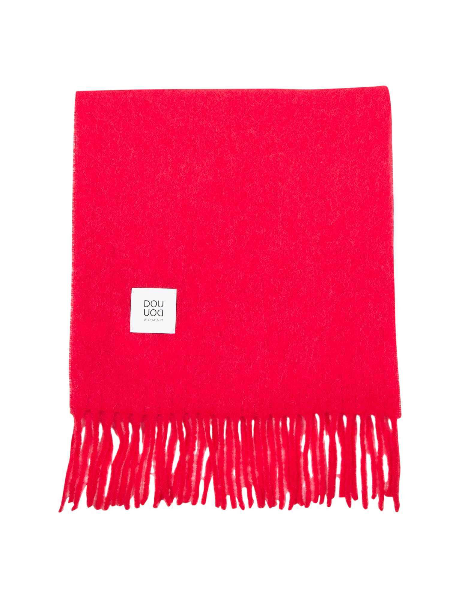 Sciarpa in alpaca con frange