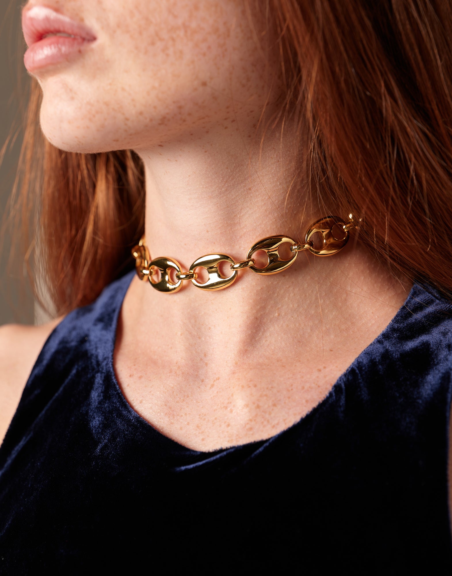 Collana Girocollo in Maglia Marinara