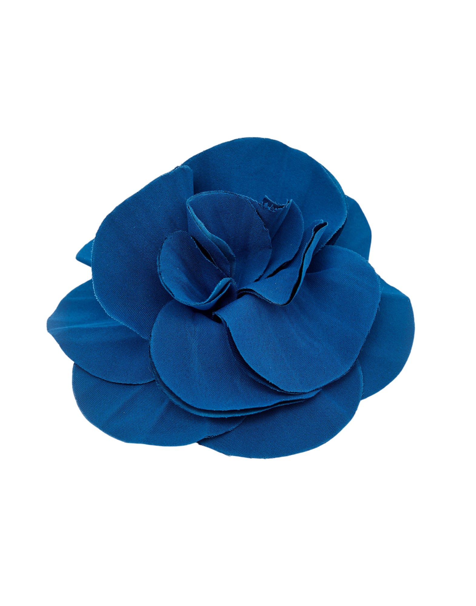 Spilla a Fiore in Cotone Agata Blu