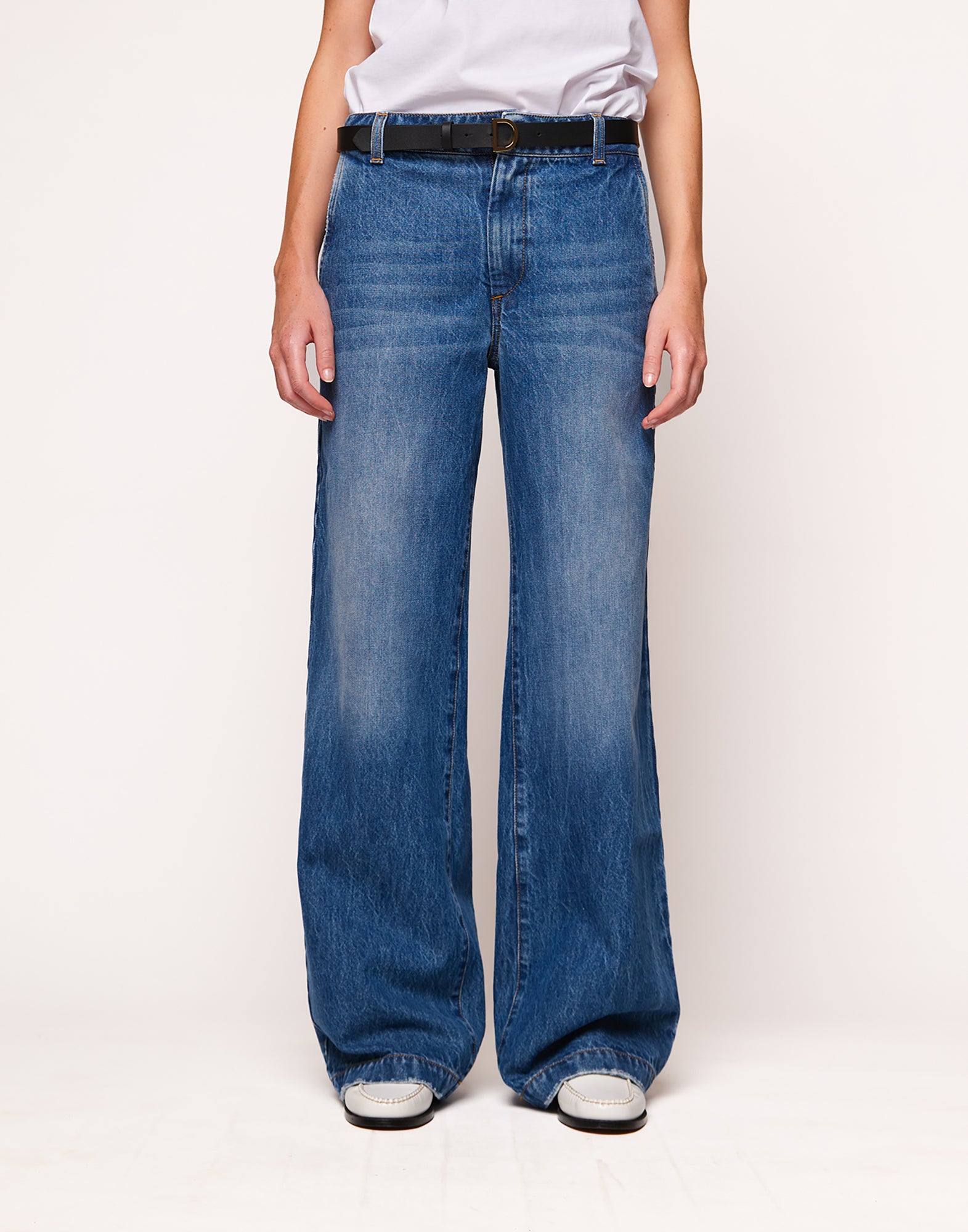 Jeans Larghi Stone Washed