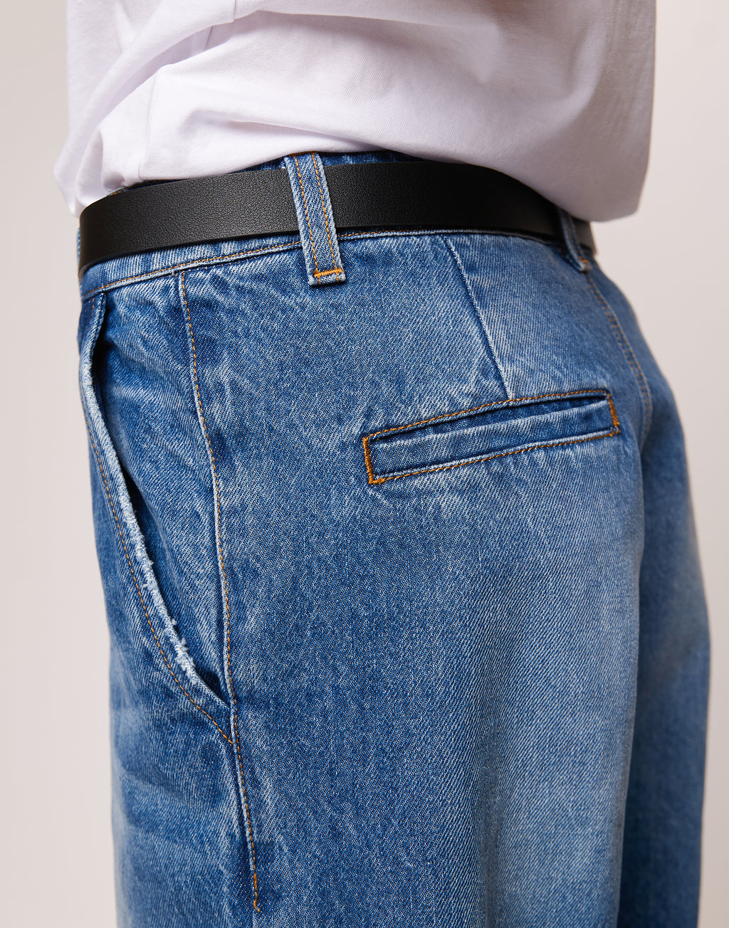 Jeans Larghi Stone Washed
