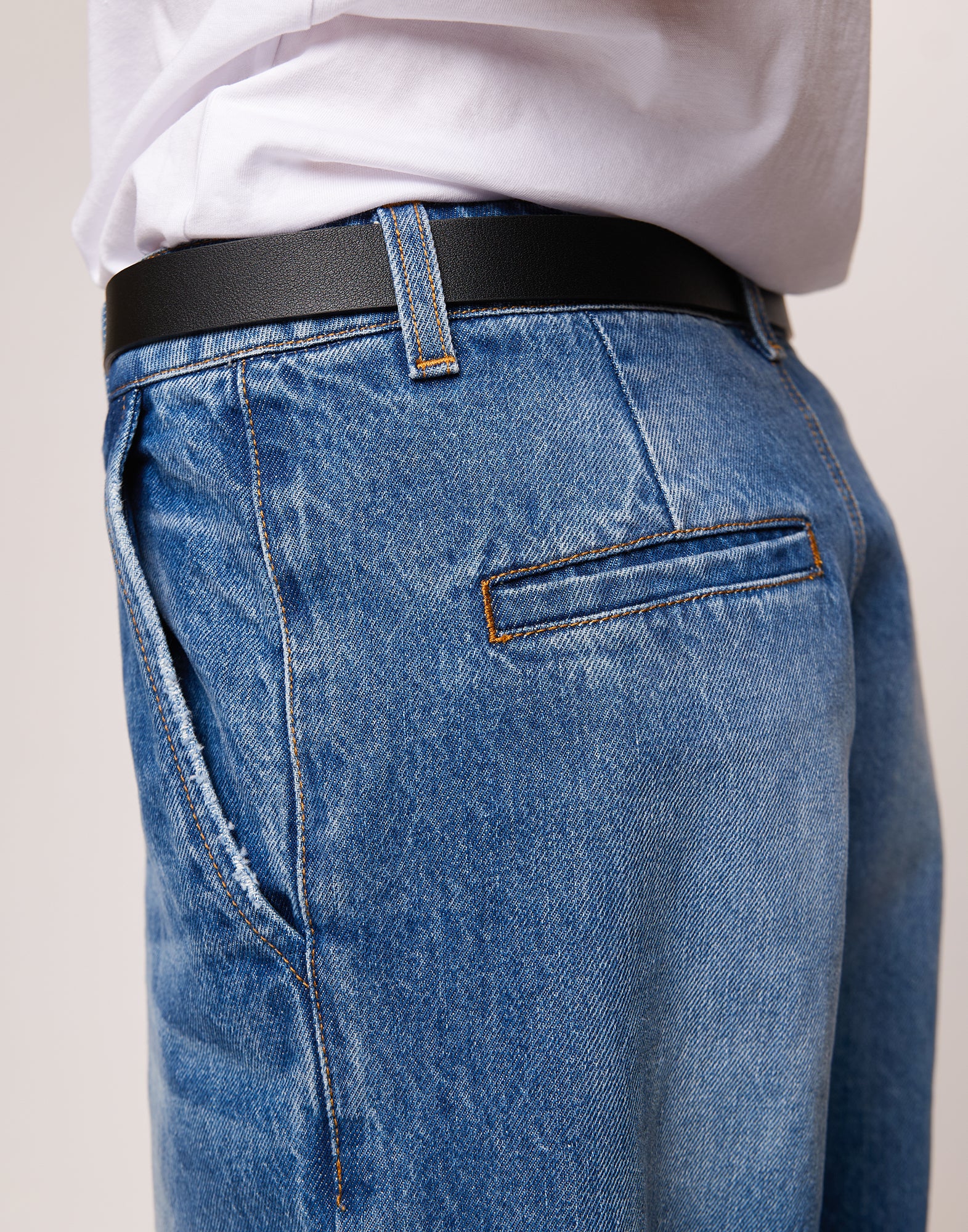 Jeans Larghi Stone Washed