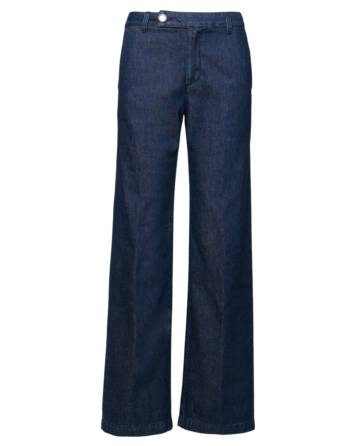 Jean palazzo en denim stretch bleu