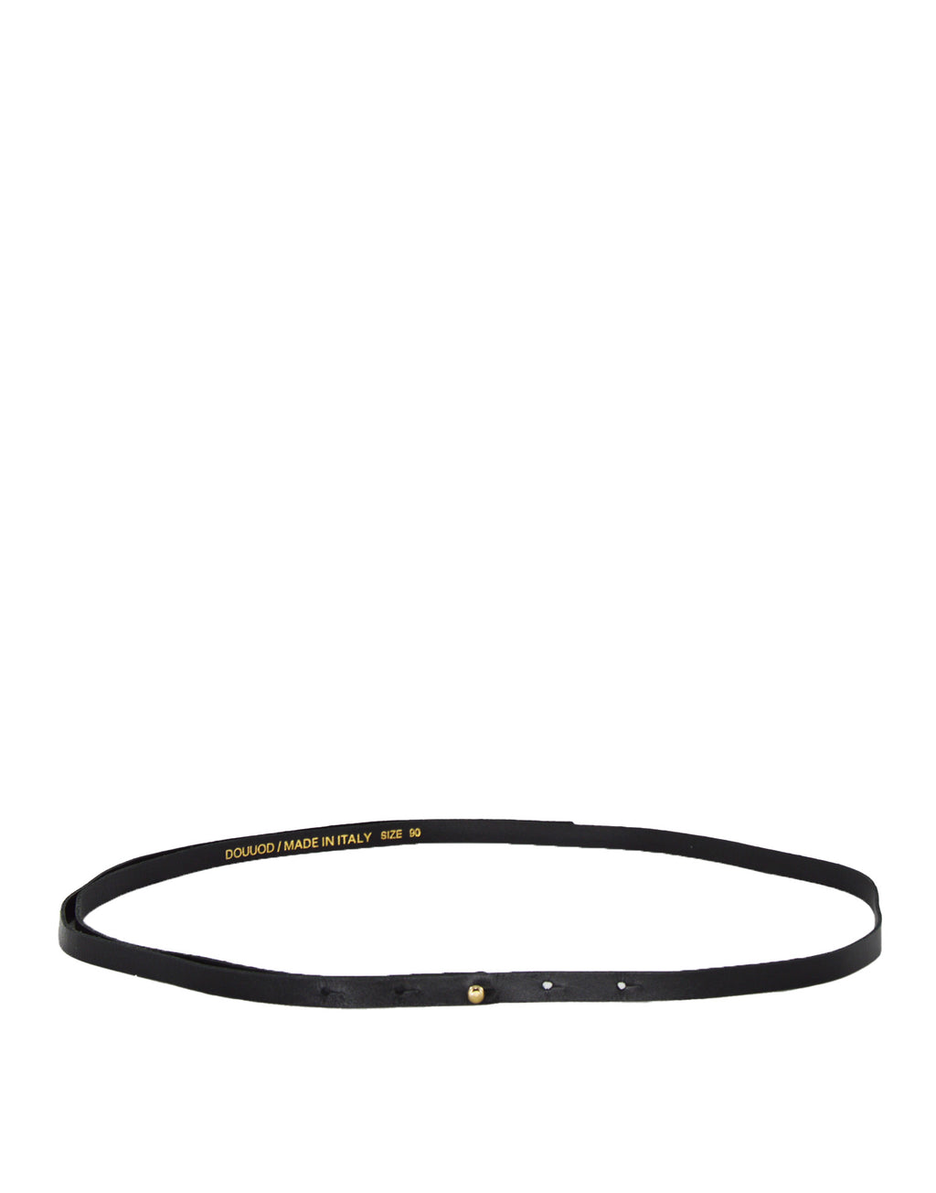 Cinturina in Pelle Nera