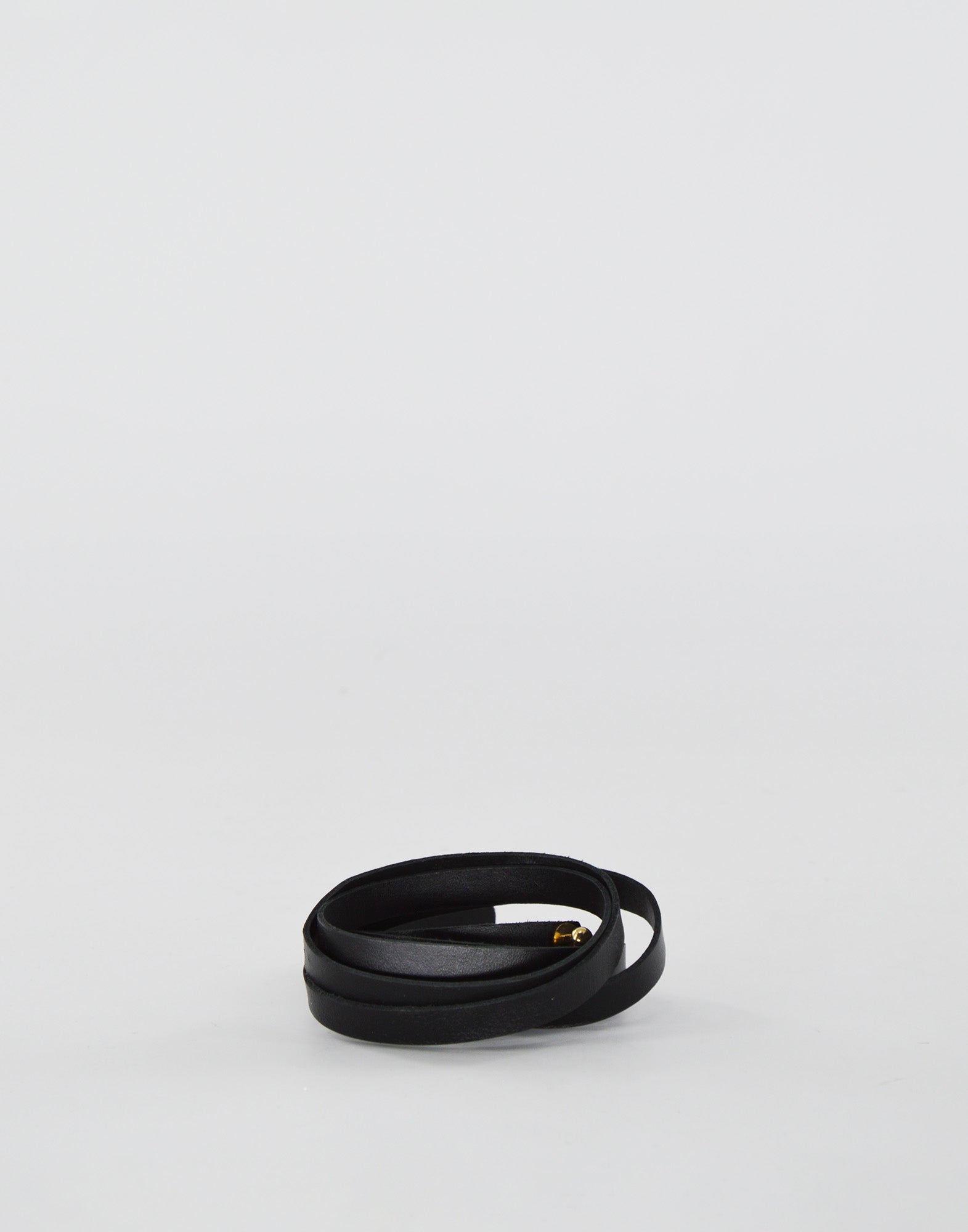 Cinturina in Pelle Nera