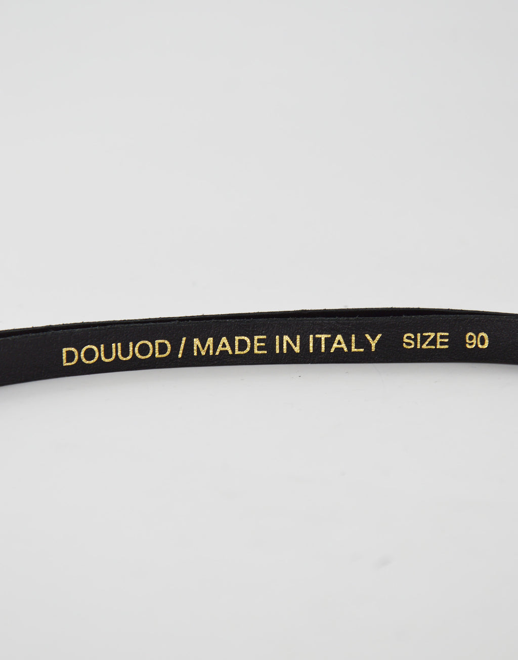 Cinturina in Pelle Nera