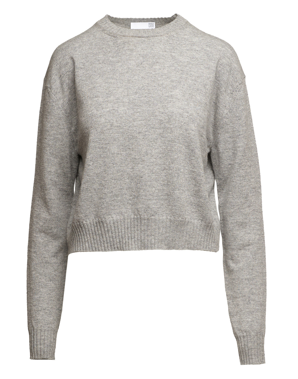 Maglione Girocollo in Lana Cashmere Seta Grigio