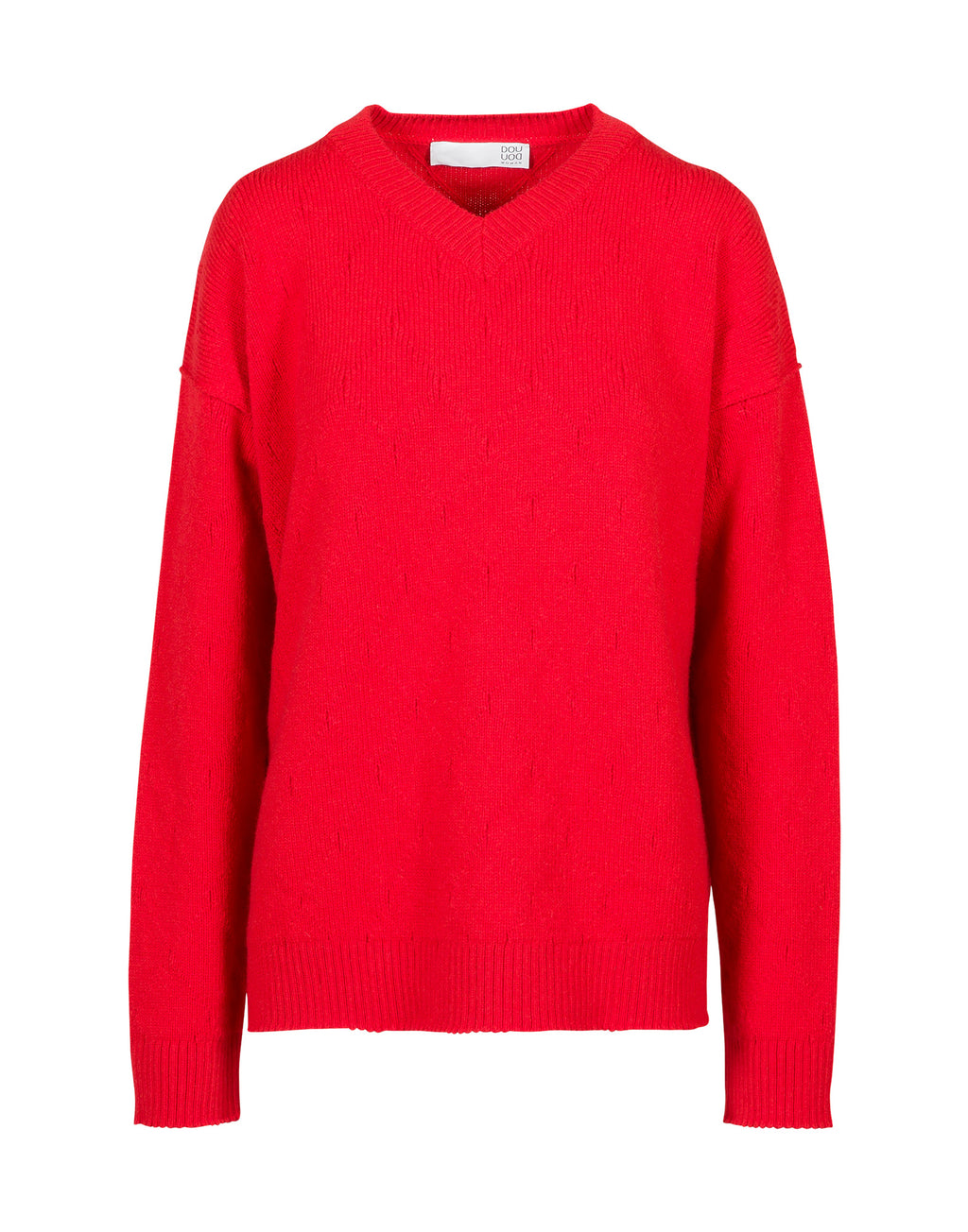 Maglione Con Scollo A "V" In Lana E Cashmere
