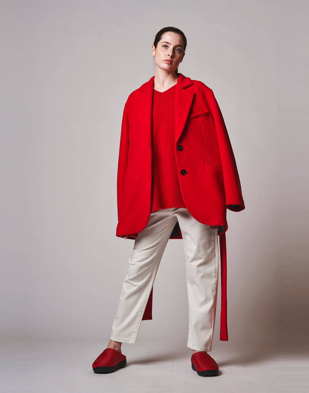 Maglione Con Scollo A "V" In Lana E Cashmere