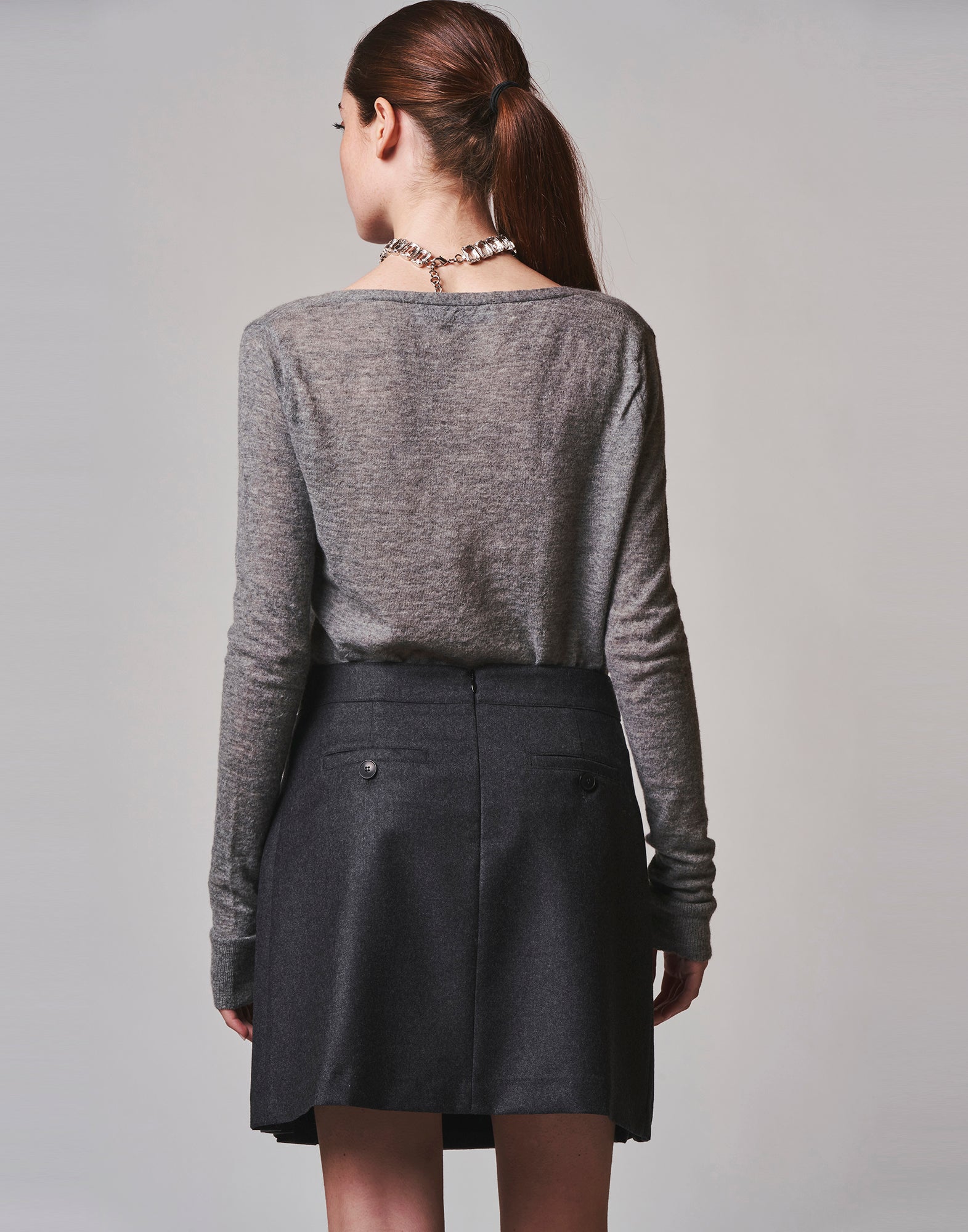Light Cardigan In Garza Lana Alpaca