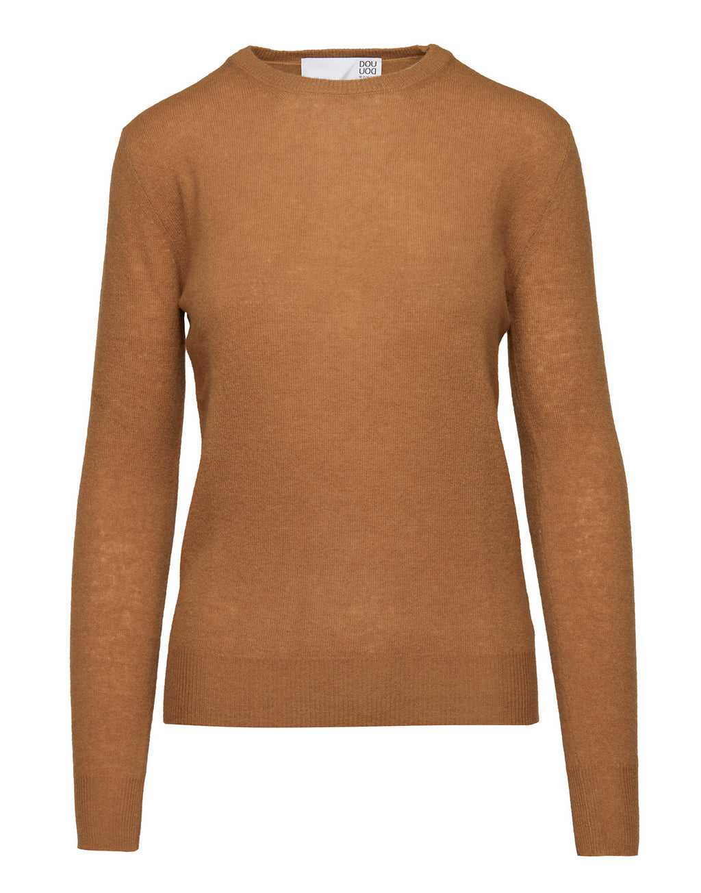 Maglione Slim in Lana Extrafine/Cashmere Camel