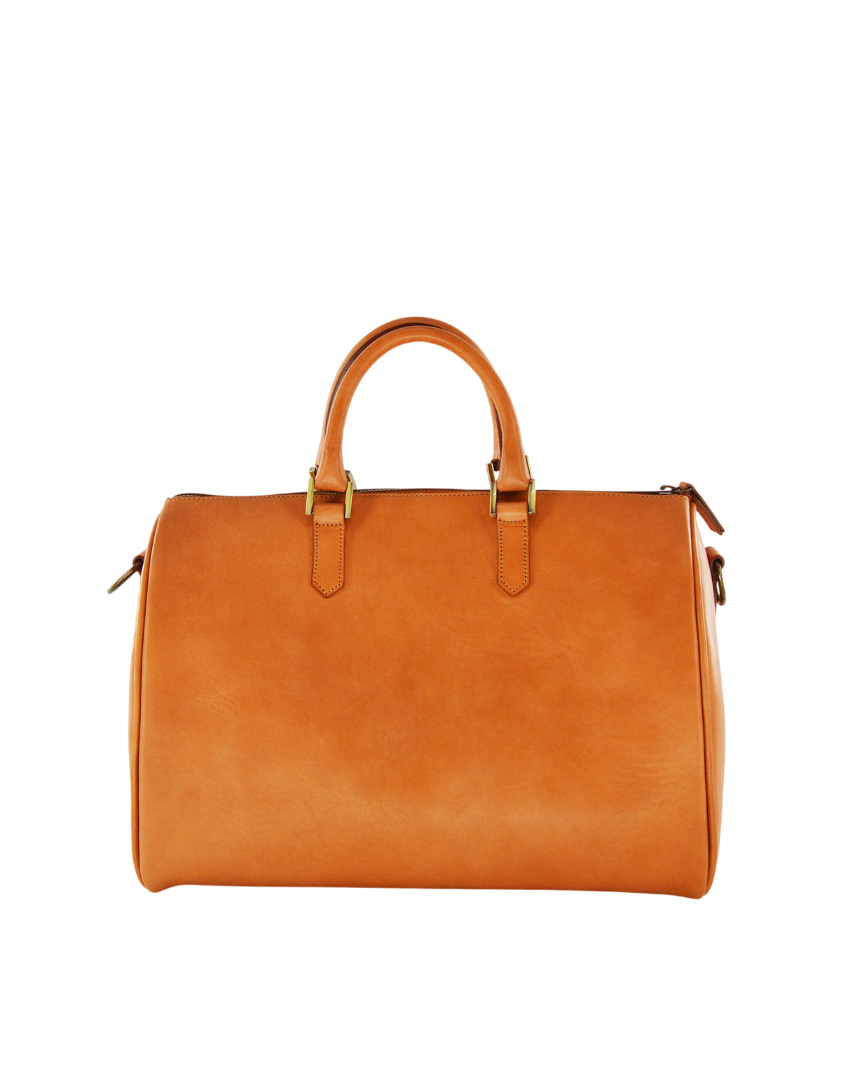Leather Satchel with Shoulder Strap