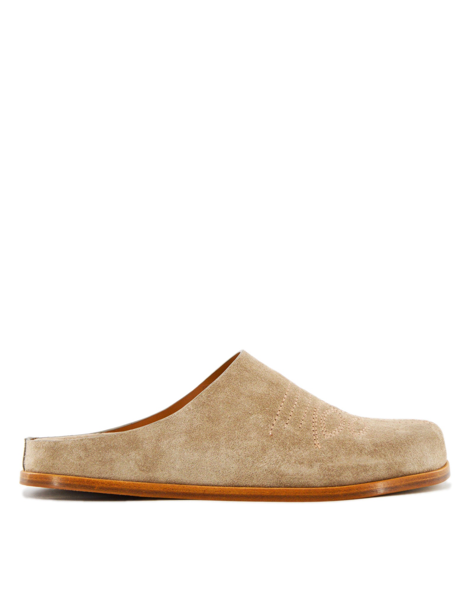 Sabot Fondo Cuoio in Crosta Taupe