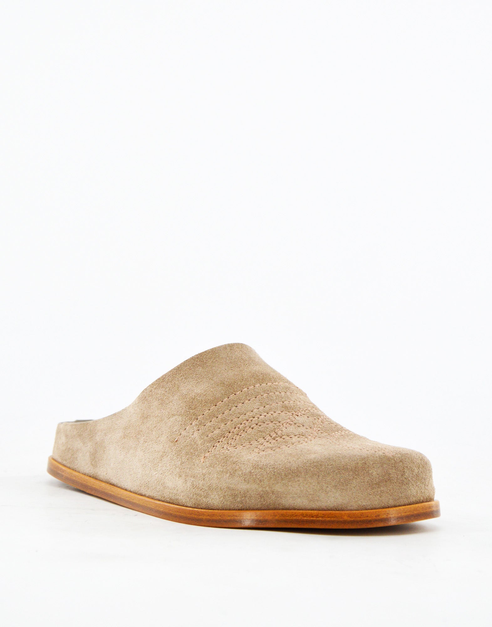 Sabot Fondo Cuoio in Crosta Taupe