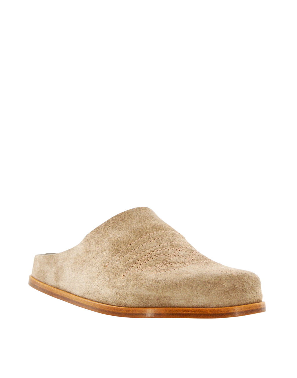 Sabot Fondo Cuoio in Crosta Taupe