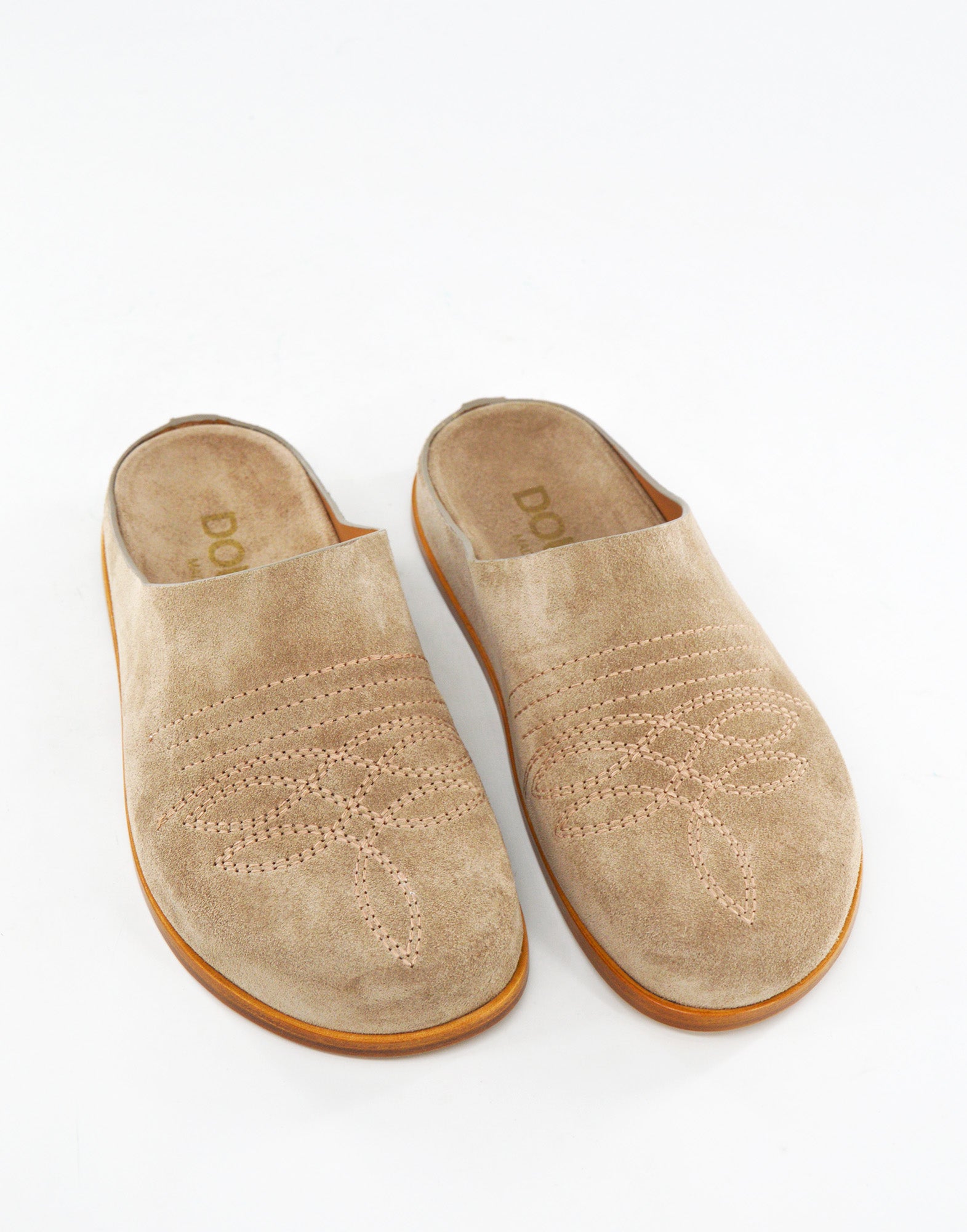 Sabot Fondo Cuoio in Crosta Taupe
