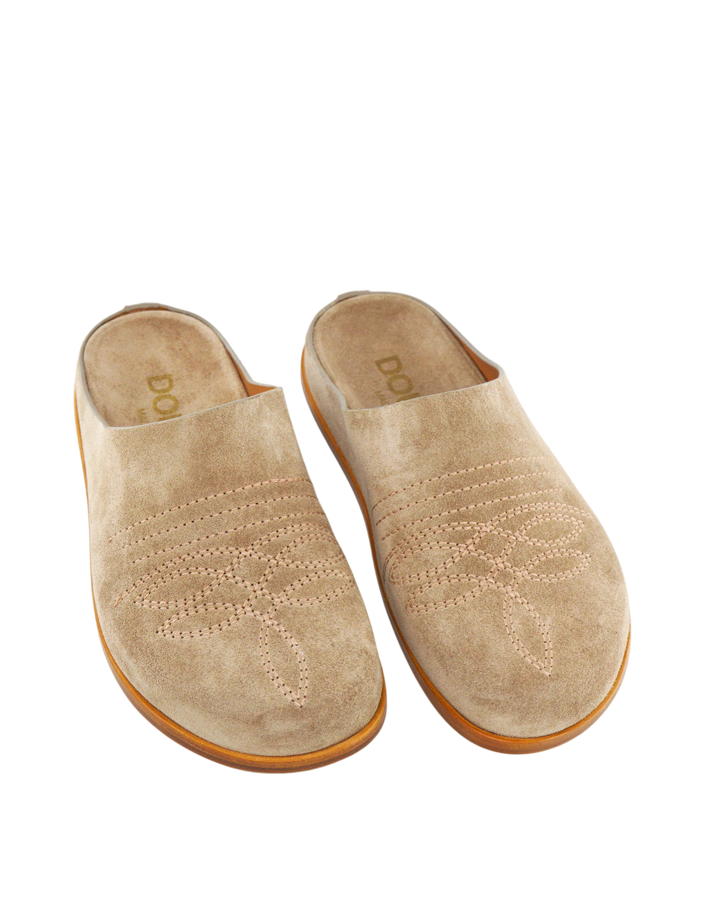 Sabot Fondo Cuoio in Crosta Taupe