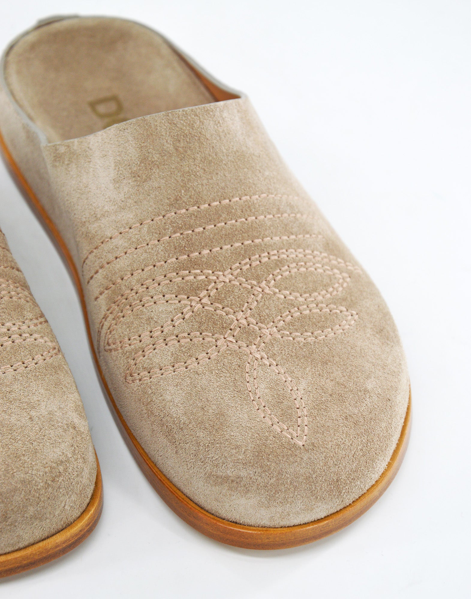 Sabot Fondo Cuoio in Crosta Taupe